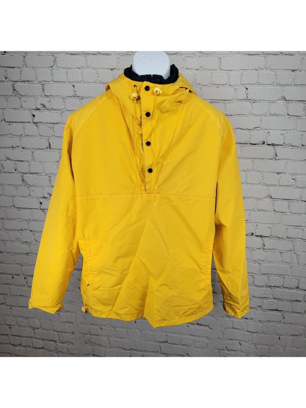 VTG Roffe Yellow Navy Sprinter Challenge Ski Gore-Tex Hooded Jacket USA Large L